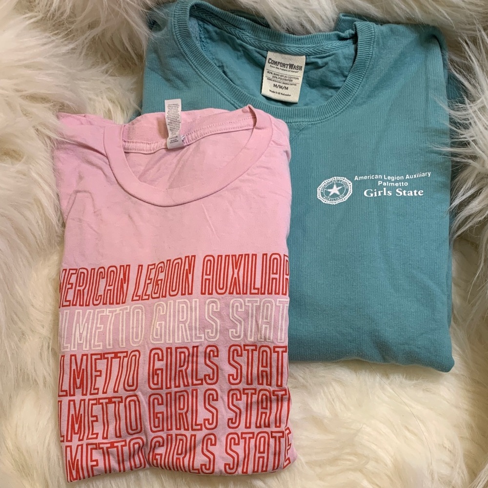 American Legion Auxiliary T-Shirts - Pink and Sweat Shirt Teel